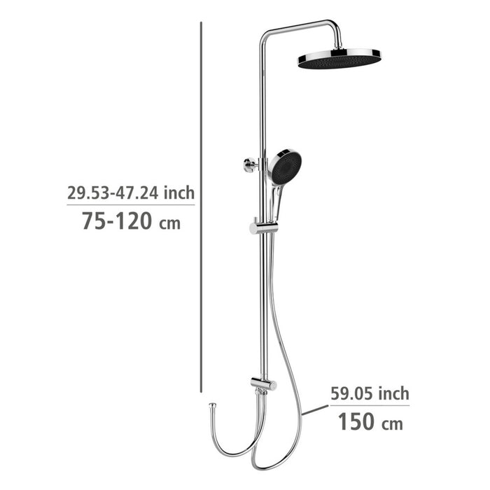 Duschsystem Softwater Chrom