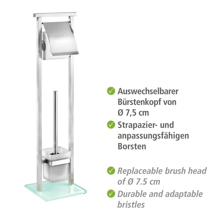 Stand WC-Garnitur Mod. Debar Edelstahl