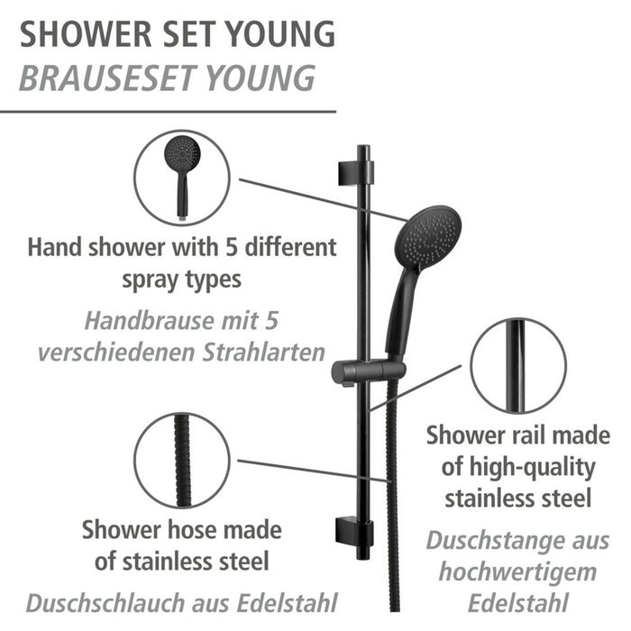 Brauseset Young Schwarz