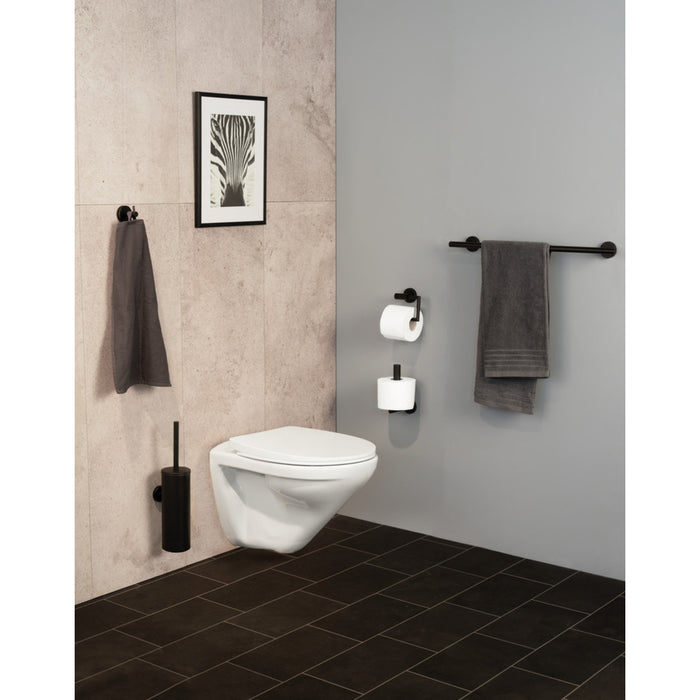 Toilettenpapier-Ersatzrollenhalter Mod. Bosio Black