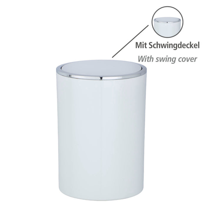 Schwingdeckeleimer Inca White