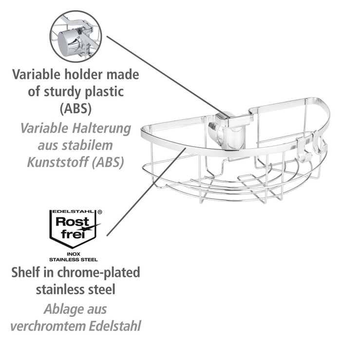 Duschstangencaddy Mod. Floresta Rund