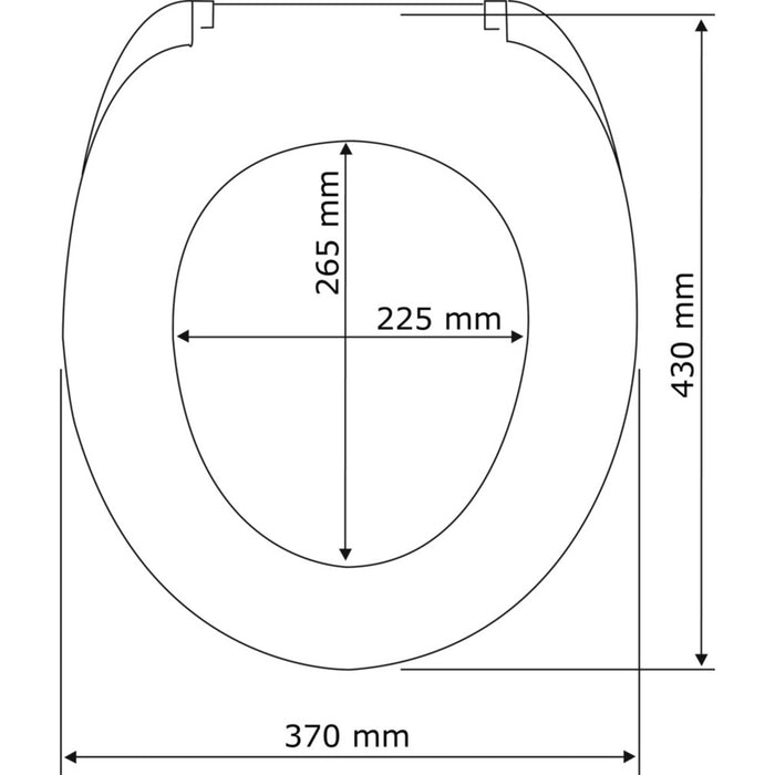 WC-Sitz Mod. Buche Natur