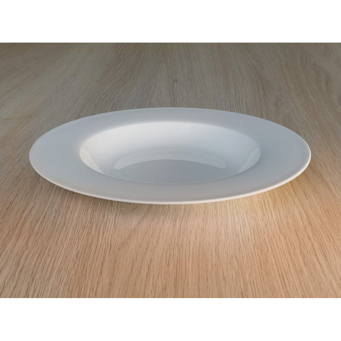 Suppenteller weiß 23cm Bone China