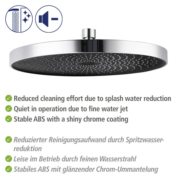 Duschkopf Softwater Chrom/Schwarz