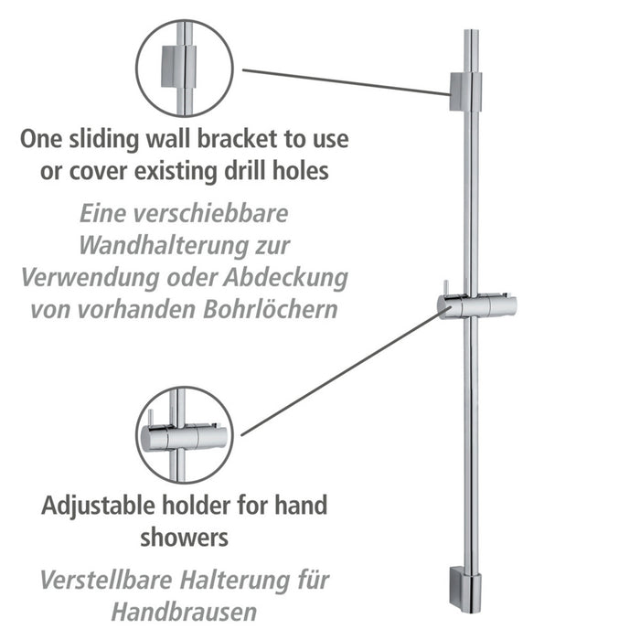 Duschstange Mod. Classic Chrom 90 cm