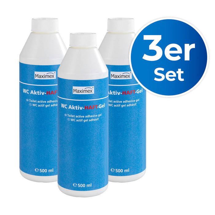 WC Aktiv-Haftgel 500 ml, 3er Set