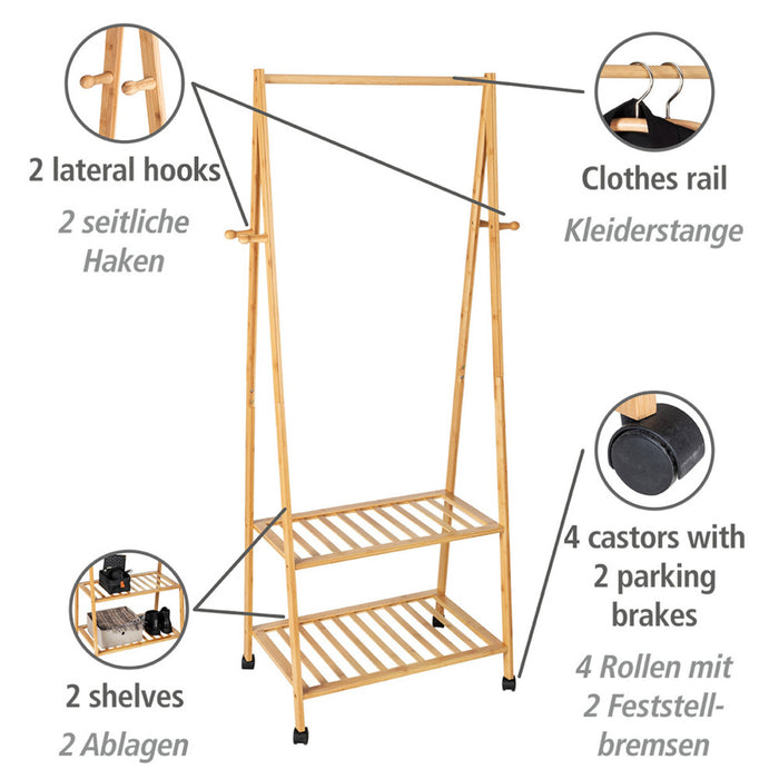Bambus Kleiderständer Mod. Honolulu