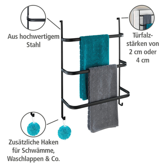 Handtuchhalter Mod. Irpinia Schwarz