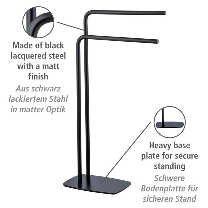 Handtuchständer Mod. Iria Schwarz