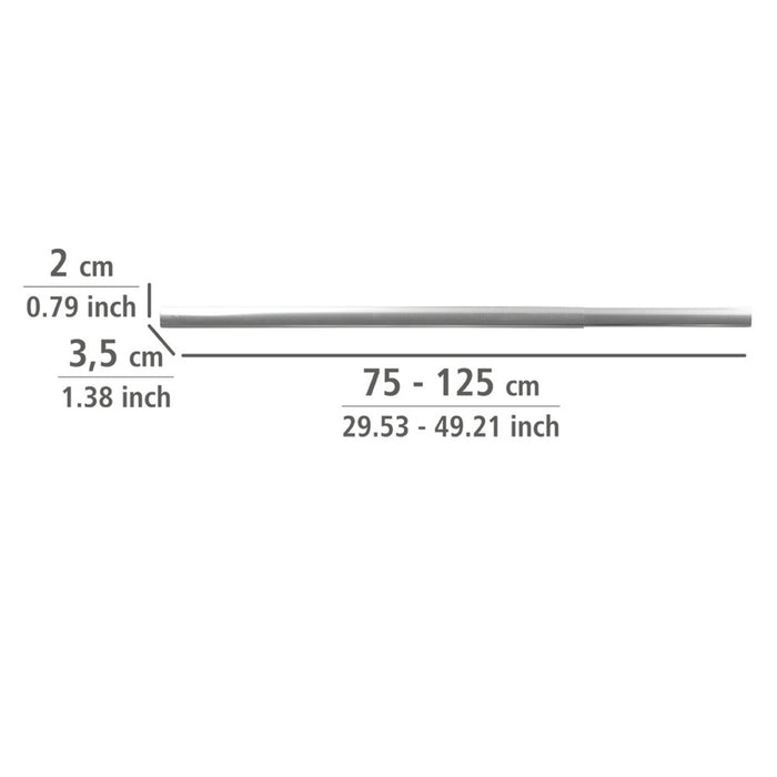 Teleskop-Duschschiene Era Chrom 75-125 cm