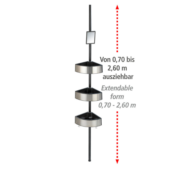 Teleskop-Duschecke Premium Big Black