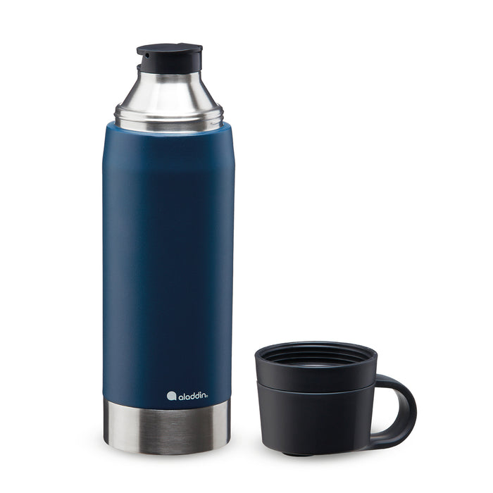Navy-Blau - Thermoflasche, CityPark 1,1L, für Lorey Fachgeschäft Haushaltswaren