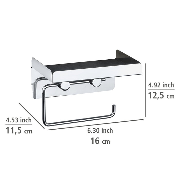 Toilettenpapierhalter 2 in 1 Edelstahl