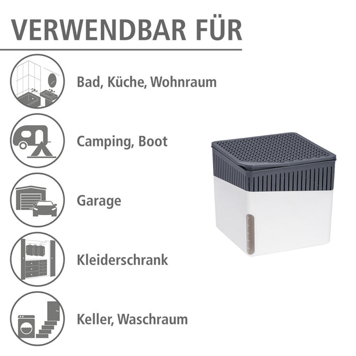 Raumentfeuchter Mod. Cube Weiß 1000 g