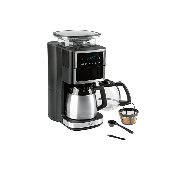 Kaffeemaschine Fresh Aroma perfect III m. Mahlwerk Thermo&Glaskanne Edelstahl