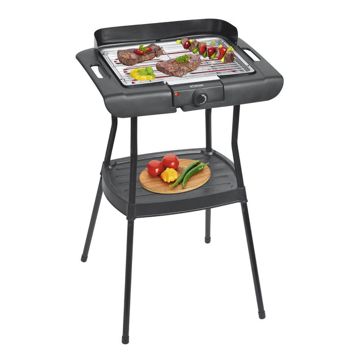 Barbecuegrill BQS 2244 CB mit Standfuss, Grillfläche: 36 x 25 cm 2000 W schwarz