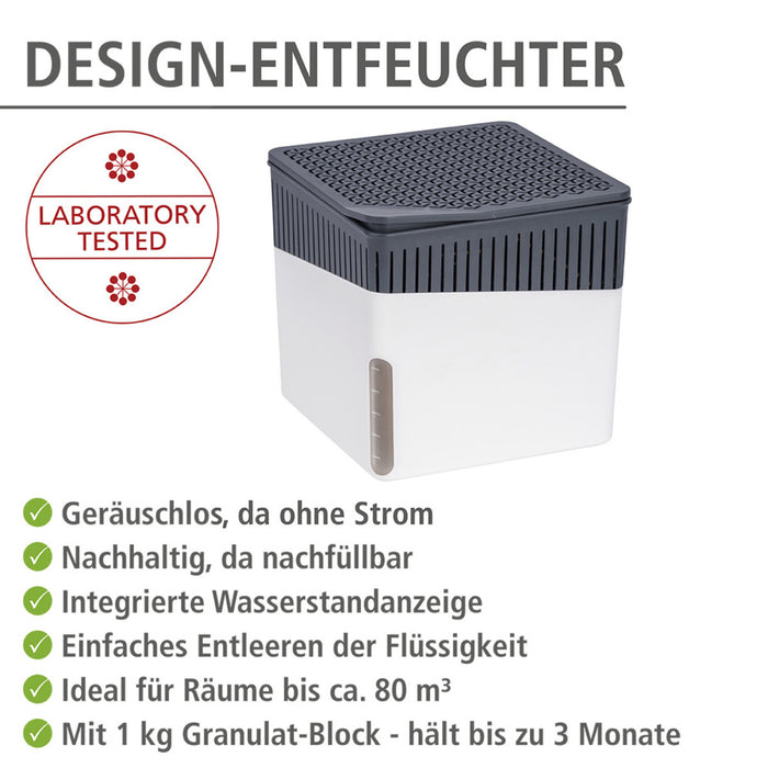 Raumentfeuchter Mod. Cube Weiß 1000 g