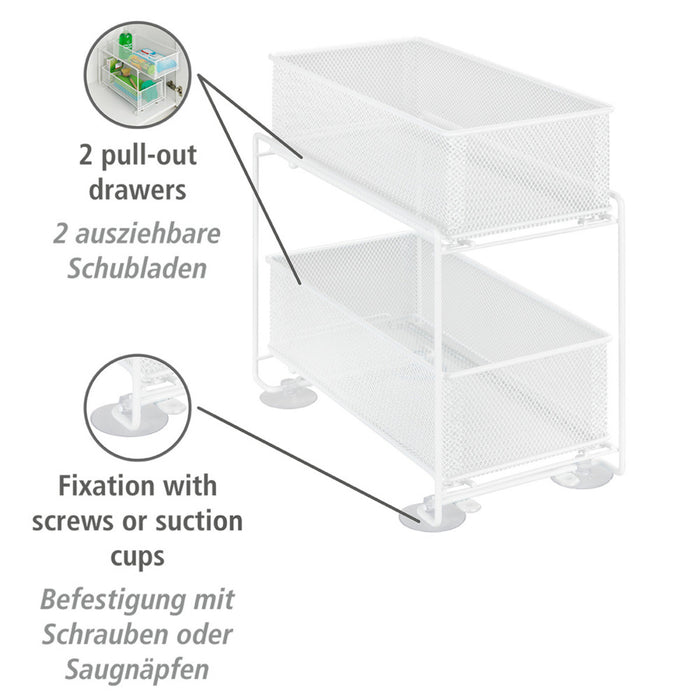 Schubladenregal Mod. Gioma Weiß