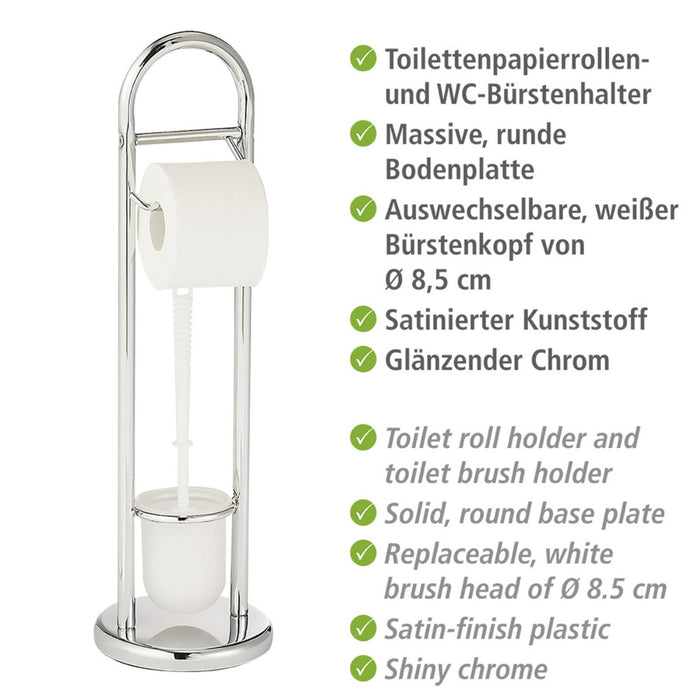 Stand WC-Garnitur Mod. Siena Chrom