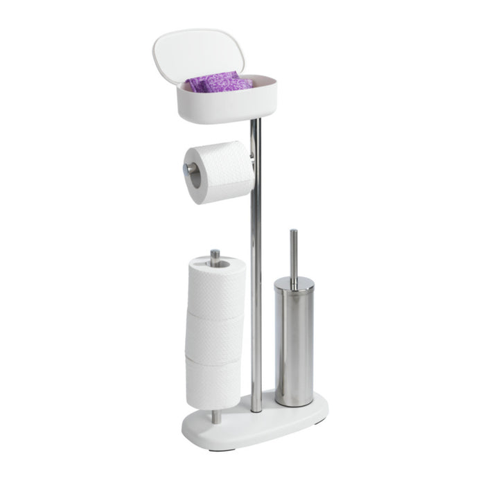 Stand WC-Garnitur Rivazza Fachgeschäft Haushaltswaren Box für mit Lorey - Weiß
