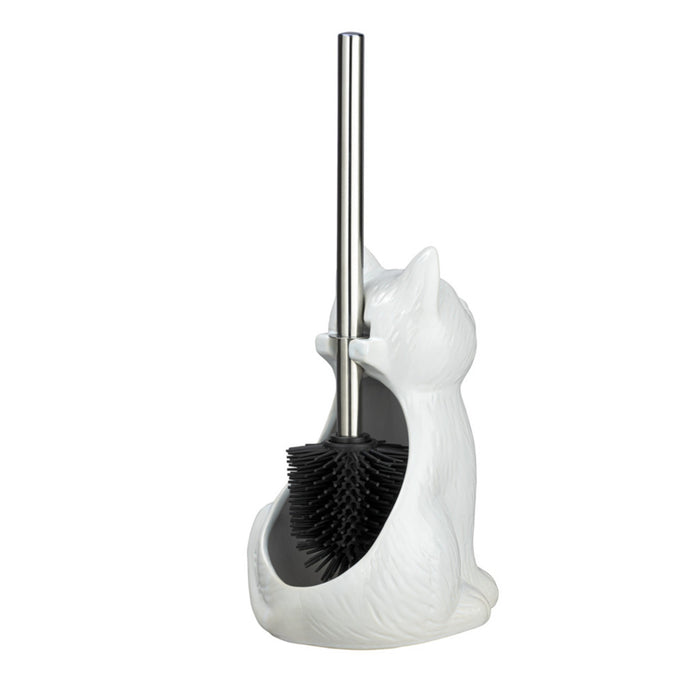 WC-Garnitur - Fachgeschäft Haushaltswaren Cat für Weiß Keramik Lorey