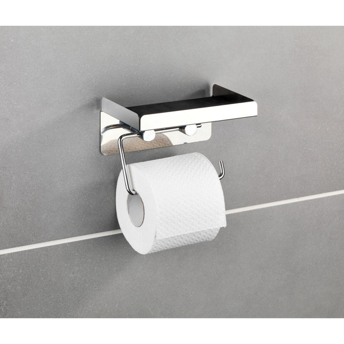 Toilettenpapierhalter 2 in 1 Edelstahl