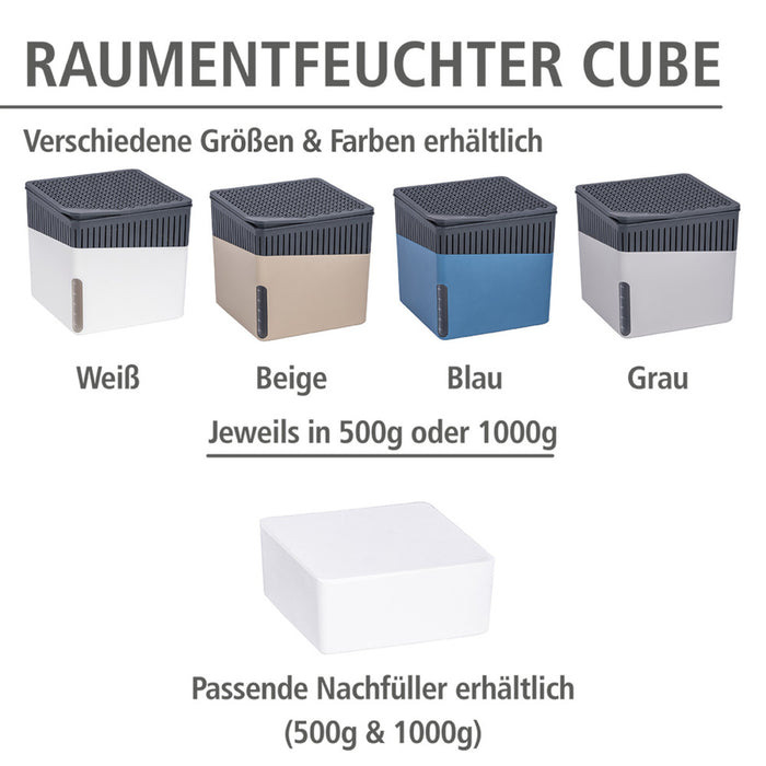 Raumentfeuchter Mod. Cube Weiß 1000 g