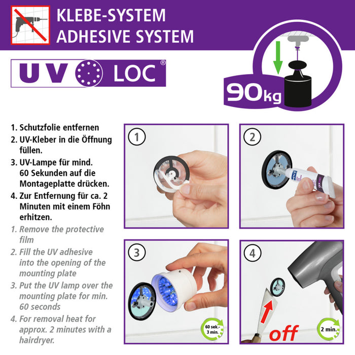UV-Loc® Toilettenpapierhalter Maribor